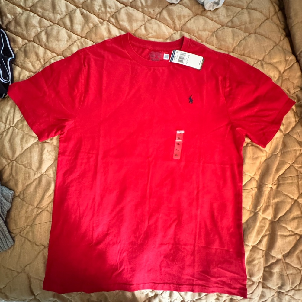 Polo by Ralph Lauren Vibrant Red Short Sleeve Tee